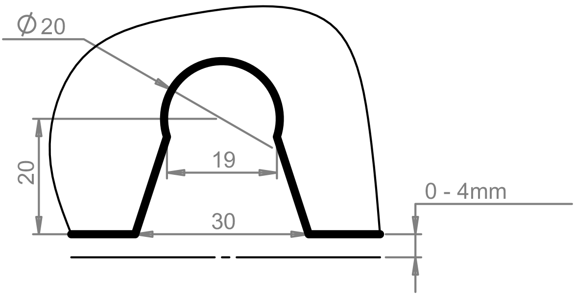 bouton capsi carré 30 double  cupro-aluminium nickel brossé