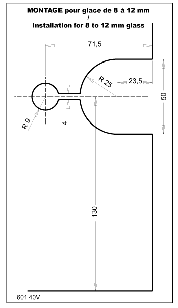 HAWA Junior 80/GP - Ausrüstung für eine Schiebetür