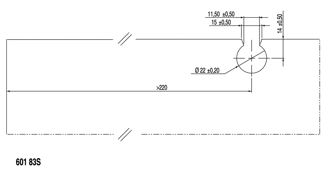 kit shower screen capsi niche 1 door WG 1fixed  anodised aluminium BSS effect
