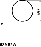 Türschloss A.S. gleiche Kombination für glas 6mm   Zamak verchromt