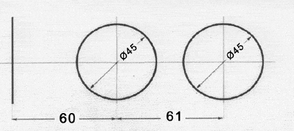Zamakscharnier in «Economy»-Ausführung. 54x26 mm, 2 Seiten Zamak, goldfarben