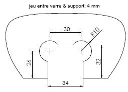 U profil A.S. 25x30x6000    natural aluminium