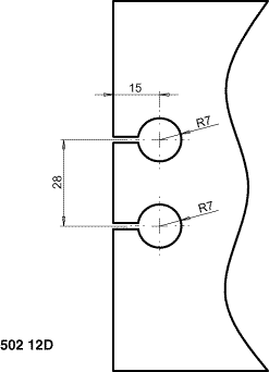 Senkschraube, Blechschraube, aus Stahl, 6 x 50 mm x 100, M3.5