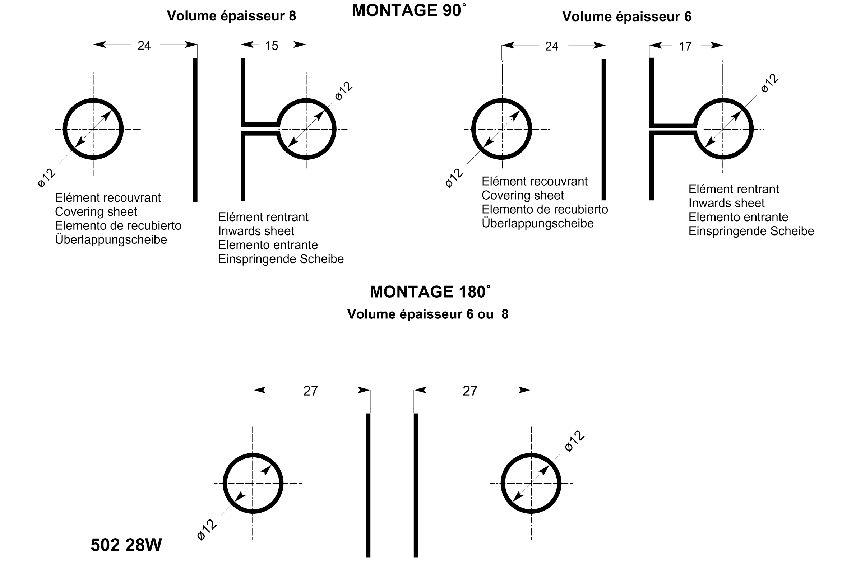 Senkschraube, Blechschraube, aus Stahl, 6 x 50 mm x 100, M3.5