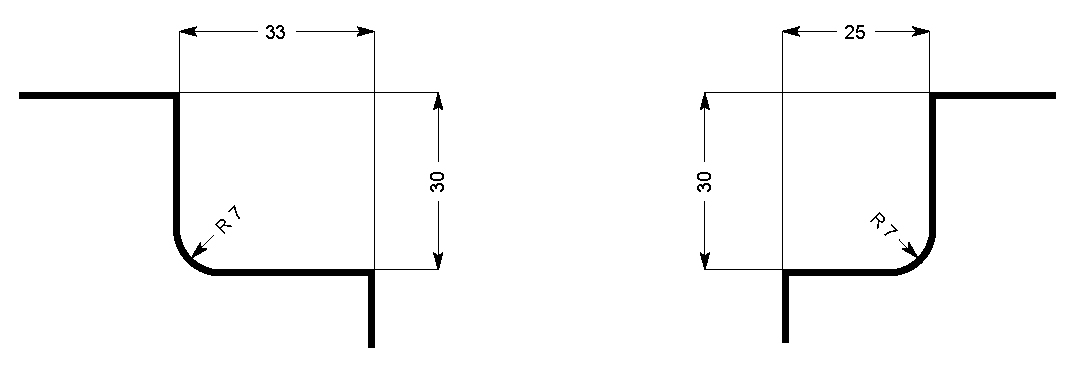 Türbänder PRAMETA, Öffnung bündig verstellbar, Platte verchromt glänzend