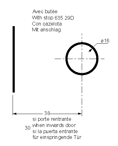 quadrilatère de dégagement pour ventouse FUTURA
