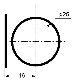 carrier for glass, reinforced leather sling, width 80mm