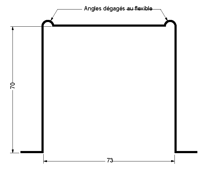 serrure basse pour porte, demi-barillet à clé, inox mat