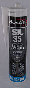 silicon elastomer mastic, BATIMENT translucide, BOSTIK