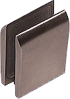 pince à contrplaque capsinox mur/gl   inox brossé