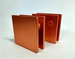 pince à contreplaque reversi 57x57 à fixer dia. 5,2  cupro-aluminium cuivre brossé