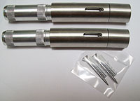 fixation ADSLIDE pour tube Ø 25mm pour montage en niche, inox brossé