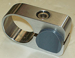 butée ADSLIDE à serrage rapide pour tube Ø 25mm, inox brossé