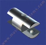 clip bracket, double, for shelf up to 10 mm (on request)