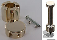 kit 4D clip for counter, gilded brass