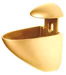 bracket MILLENIUM  with adjustable opening, 30 mm - gilded