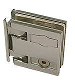charnière à rappel capsi profil  ép.8 tout métal cupro-aluminium nickel brossé