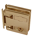 charnière à rappel capsi profil ép.8 tout métal x2 cupro-aluminium doré