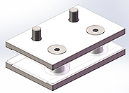 kit adaptation capsi pince gl/gl.90 x2 cupro-aluminium chromé brillant