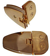 indexed hinge venus gl/gl.180 th.6 x2 gilded brass