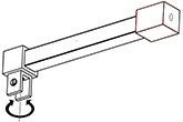 kit A.S. carré  90° 19x9x1.60m inox poli brillant