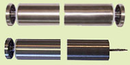 raidisseur adslide rond dia.25 x 1.40m inox poli