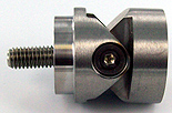 fixation adslide chape orientable dia.25 inox brossé