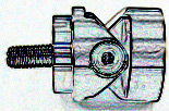 fixation adslide chape orientable dia.25 inox poli