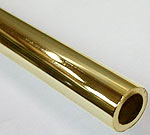 tube outer dia. 14 mm, int. 10 mm, polished brass x 4m (on request)