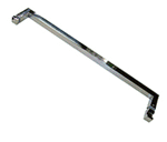 poignée A.S. horizontale simple 20x20 520 mm inox poli