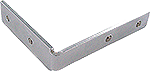 corner plate 90° A.S. for outdoor frame system   steel