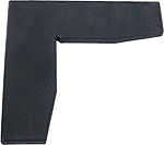 square A.S. for 90° junction   platic black