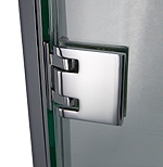 profil comp. clip-in-door 25x25x2140 entraxes 1550 & 1800   chromé brillant