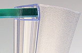 profil joint  kit adler lèvre déportée  4-6mm x1m PVC trranslucide