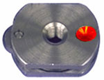 wheel-holder n°7, steel with Vitrum® N cutting wheel, 150° x 25