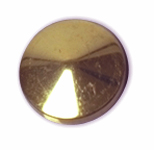 rosette, clip-on, brass, polished, cone, dia. 30 mm