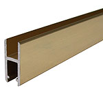 sabot (10x3m), aluminium anodisé or