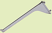 support with catch, length 20 cm, chrome
