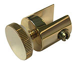 brass clip brackets, gold, dia. 20 mm