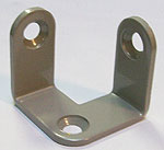 angle plate, double, aluminium grey brass