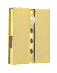 shelf system, tilted, double, gold