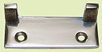 plate catch for showcase locks, chromed brass