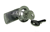 lock, same key number, chromed brass