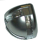 vitrine-ball at 90°, eight-sphere, 4 mm glace, matt chromed