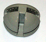 vitrine-ball at 90°, fourth-sphere, 4mm glass, grey