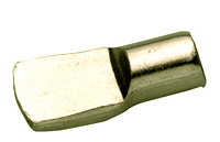 brackets without sockets, brass-plated steel
