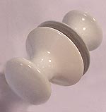 bouton adler dia.26 double  laiton blanc