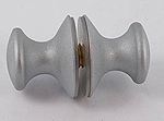 bouton adler  dia.26 double  laiton chromé mat