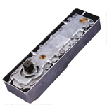 door pivot, Minos F3 with French square end-piece, stop at 90°,