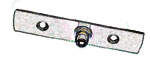 crapaudine haute, axiale en inox